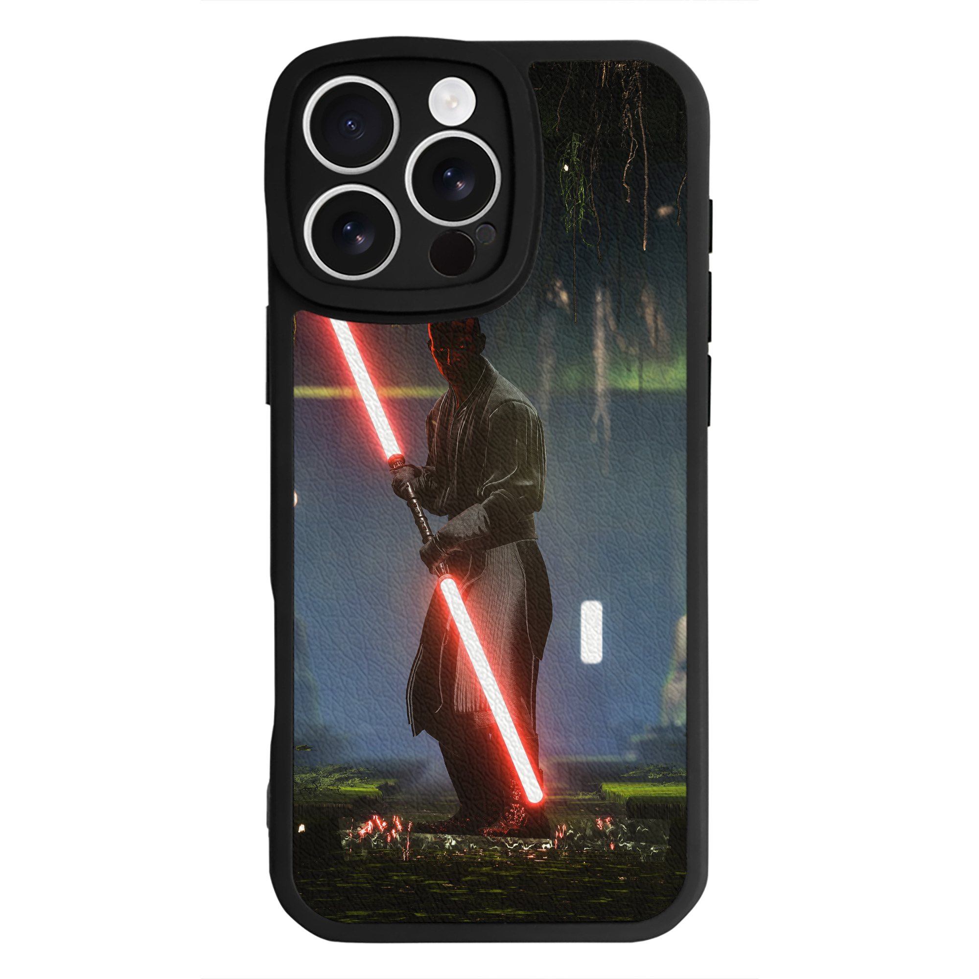 （画像用） スター・ウォーズ Star Wars 【iPhone 16シリーズ対応】シリコンスマホケース（レザー調） 材質：シリコン
